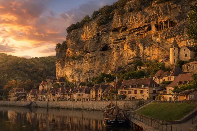 La Roque Gageac aan de Dordogne